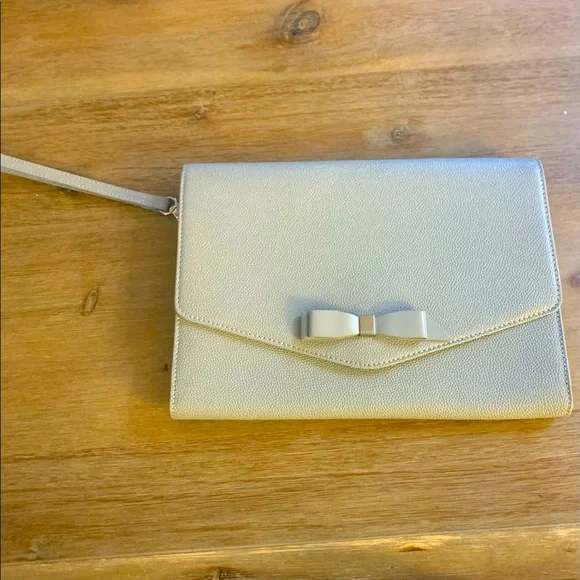 Ted Baker London Bags Ted Baker Crystal Bow Envelope Pouch